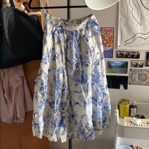Flora midi skirt